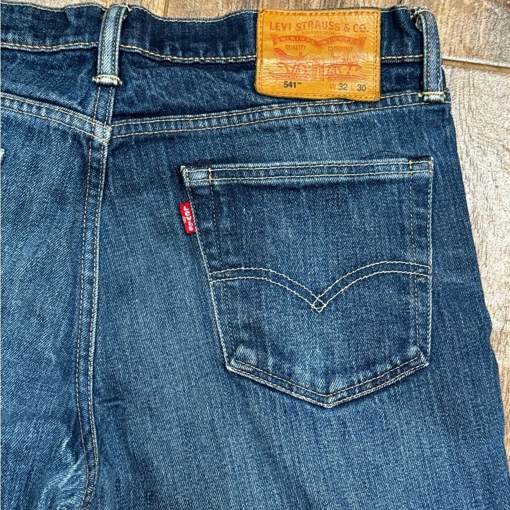 Levi's 541 Jeans Men’s White Oak Cone Denim Straight Leg 32x30 premium pants